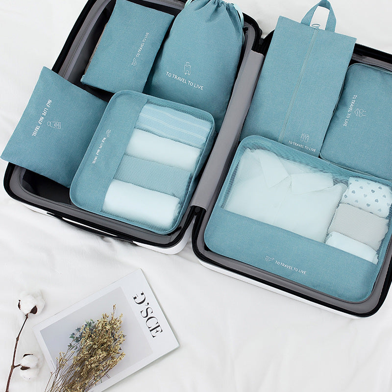 HK8060 7Pcs Set Portable Travel Storage Bags Waterproof Clothes Underwear Shoes Carrying Bags HK8060 7Pcs Set Portable Travel Storage Bags Waterproof Clothes Underwear Shoes Carrying Bags